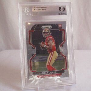 2021 PANINI PRIZM #333 TREY LANCE 8.5 NM MT+BECKETT GRADING COMPANY